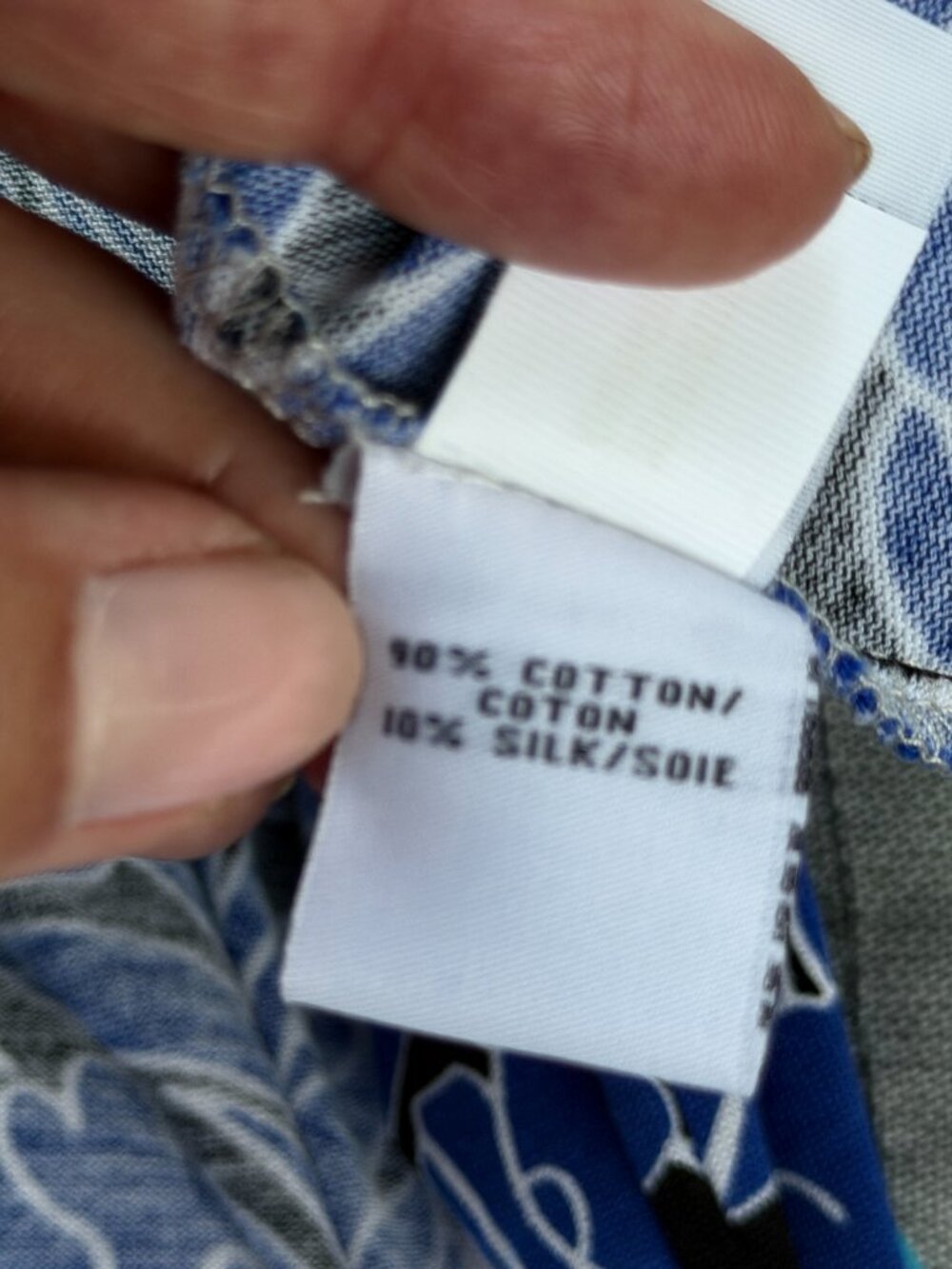 Diane von Furstenberg Blue Floral Silk Blend Wrap Dress Size 10 - Picture 6 of 13